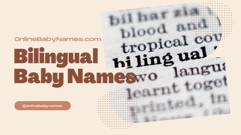 Bilingual Baby Names