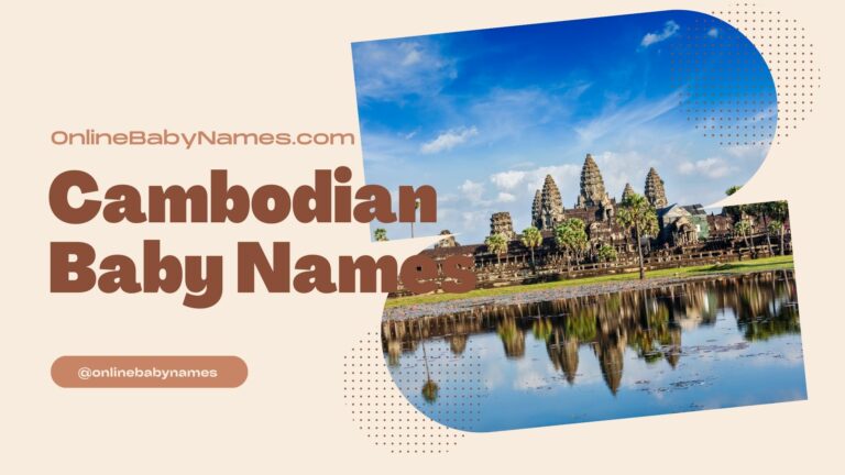Cambodian Baby Names