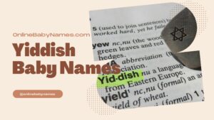 Yiddish Baby Names