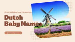 Dutch Baby Names